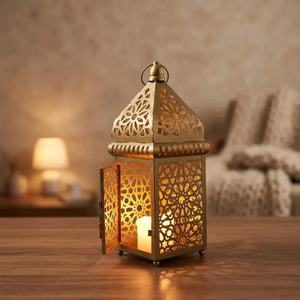 Trending Design <b>Moroccan</b> Style Metal Candle Lantern Decorative Hanging <b>Light</b> Holder For Wedding Ceremony Garden Party And Home - Product Image 1