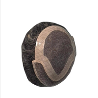 Perruque indienne pour hommes la plus vendue, en cheveux Remy, avec dentelle frontale sans colle, dentelle HD transparente, haute qualité, Taz Hair BD
