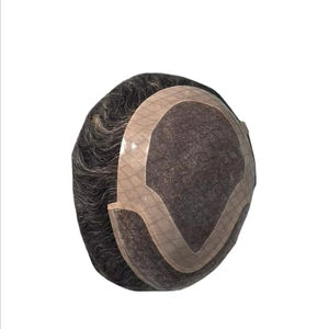 วิกผมผู้ชายแบบโมโนฟรอนท์เลซ รีมี่แฮร์ ยอดขายดีที่สุด  วิกผมโปร่งใส HD Lace Toupee Taz Hair บังกลาเทศ วิกผมแท้คุณภาพสูง - Product Image 2