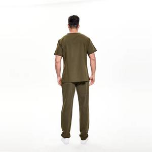 Uniforme Médico Unisex de Alta Calidad con Logotipo Personalizado, Conjunto de Blusa y Pantalones con Material Spandex para Mujer - Product Image 6