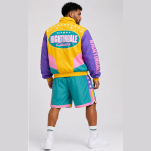 Conjunto Corto de Chaqueta Cortavientos con Logotipo Personalizado, el Mejor Conjunto Deportivo Informal de Manga Larga para Hombre, Impermeable y Resistente al Viento, de Nailon - Product Image 5