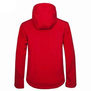 Men Softshell <b>Jacket</b> Fleece Lined Waterproof Windproof Hooded Outdoor Hiking Mountain Coat Red Blue - Product Image 1