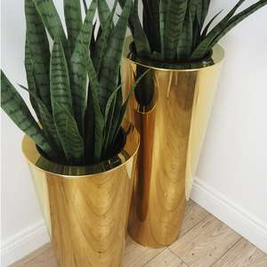 Macetero de Piso de Acero Inoxidable Moderno, Alto, Hecho a Mano en Vietnam, de Lujo, Estilo Vintage, Personalizado de Fábrica, para Decoración de Interiores - Product Image 3