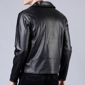 Discounted Price Side Multi Pockets <b>Men's</b> Biker Leather <b>Jacket</b> Fresh Arrival Durable Material Outdoor Wear <b>Men's</b> Leather <b>Jacket</b> - Product Image 3
