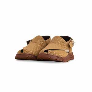 Niños Baloncesto Estilo KD4839 Camel Peshawari Chappal - Product Image 3