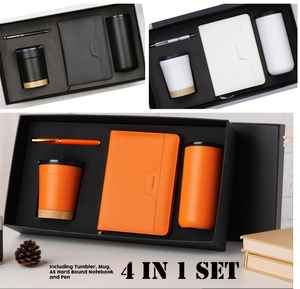 Caja de Regalo de Lujo de Cuero, Papel y PVC, Organizador/Planificador Portátil para Negocios y Promociones, para Empleados, Clientes y Eventos Corporativos - Product Image 3