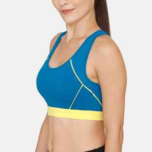 เสื้อผ้าออกกำลังกายสำหรับผู้หญิง สปอร์ตบราแบบ Racerback รองรับแรงกระแทกสูง ระบายอากาศได้ดี แห้งเร็ว ผลิตจากผ้าสแปนเด็กซ์/ไนลอน เหมาะสำหรับโยคะและฟิตเนส - Product Image 5