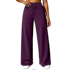 Pantalon de survêtement ample pour femme, taille mi-haute, respirant, couleur unie, coupe décontractée avec cordon de serrage – Grande Vente - Product Image 4