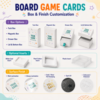 Jeu de cartes à jouer personnalisé pour adultes, famille, couples, amis, pour soirées et jeux de groupe, avec boîte