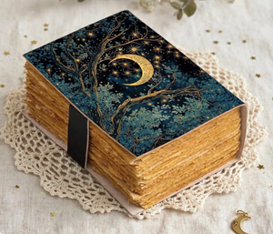 Journal Grimoire en Cuir – Carnet de Croquis Vintage Livre des Ombres (Pages vierges) - Product Image 5