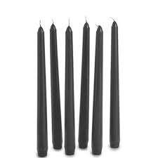 Velas Cónicas de Cera de Parafina Negra Elegancia de Medianoche, Paquete al por Mayor para Organizadores de Eventos y Mayoristas, Pedidos de Navidad y Pascua - Product Image 3