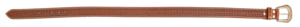 Ceinture en cuir pleine fleur style western avec motif brodé géométrique, boucle ardillon argentée, unisexe, pour tenue décontractée - Product Image 3