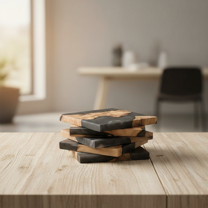 Plateau de service en résine époxy, plateau décoratif sur mesure pour la maison, l'hôtel, le restaurant, la table basse et la salle à manger - Product Image 2