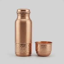 Bouteille d'eau en métal à motif de danse de dessin animé avec couvercle en cuivre, gourde portable pour le voyage - Product Image 2