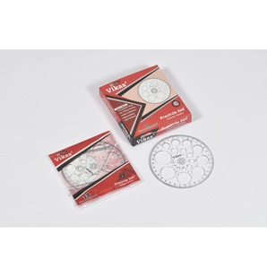 Proveedor Indio Vikas Procircle 360 °   Juego de 18 transportadores de ángulos circulares para estudiantes, profesores y profesionales, para suministro mundial - Product Image 1