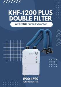Purificateur de fumée de soudage Dr.Air KHF-1200 Plus avec double filtre, technologie nano et service de livraison rapide - Product Image 3