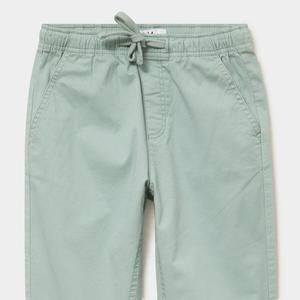 Pantalon Chino Garçon Vert Pastel en Coton Extensible Vintage Imperméable Confortable Taille Ajustable Coupe Droite Décontracté pour Enfants - Product Image 4