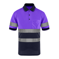 Oferta Especial: Camisetas Reflectantes de Alta Visibilidad para Hombre, Certificadas por la CE, de Poliéster de Secado Rápido, Camisetas Tipo Polo, Uniformes de Trabajo