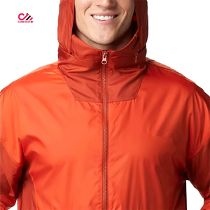 Manufacturers Custom <b>Winter</b> Windbreaker Zip-Up Hoodie <b>Waterproof</b> Breathable Front Nylon Vintage Lightweight Windproof <b>Jacket</b> <b>Men</b> - Product Image 5