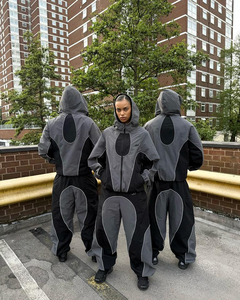 Ensemble coupe-vent deux pièces personnalisé fabriqué en usine 2026 avec matériau polyester-coton pour garçon OEM - Product Image 1