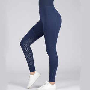 Culotte d'équitation antidérapante en silicone, séchage rapide, respirante, polyester/nylon, personnalisable OEM, légère, fermeture à boutons. - Product Image 4