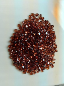 Natural Red <b>Garnet</b> 4MM Heart Cut Best Quality Loose Gemstone For Jewelry Making - Product Image 2