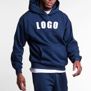 Survêtements à capuche légers en laine/polyester pour hommes, vêtements de jogging, de course et d'entraînement personnalisés OEM, décontractés pour l'hiver - Product Image 6