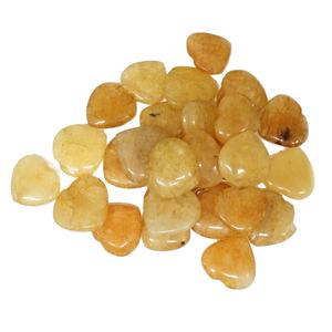 High Quality Yellow Carnelian Palm Heart Stone Crystal Palm Stone Puffy Heart Natural Stone Healing Gemstone Quartz Wholesaler - Product Image 1