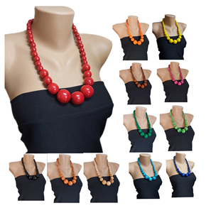 Collar de Resina Geométrico Colorido con Cuentas Circulares, Joyería Unisex de Calidad, Regalos de Moda, Accesorio Moderno para Mujer - Product Image 6