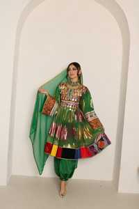 Último Modelo 2026, Vestido Casual Afgano Kuchi de Encaje hasta la Rodilla, Hecho a Mano, Tribal, Tradicional, Bordado, Vestido Afgano para Mujer, para Festivales - Product Image 3