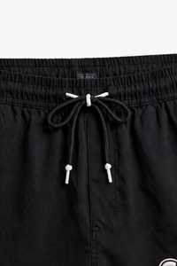 Shorts de Playa para Hombre, Negros, de Secado Rápido, con Estampado Tribal, Cintura Elástica con Cordón, Casuales, para Verano - Product Image 3