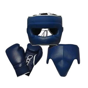 Conjunto de boxeo personalizado OEM de primera calidad hecho con cuero vacuno 100% genuino con diseño de color personalizado, logotipo y etiqueta. - Product Image 2