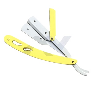 Navaja de Barbero Recta Directa de Fábrica con Cuchilla Reemplazable de Acero Inoxidable de Alta Calidad, Personalizable con Marca, Marca Privada - Product Image 1