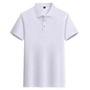Camisas Polo de Golf Negras para Hombre, 100% Algodón, Lisas, con Logotipo Bordado Personalizado al por Mayor - Product Image 4