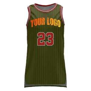 Maillot de basket personnalisé, impression sublimée, design rayé, unisexe, sans manches, Rexfit Sports, 100% polyester, vêtements de sport pour adultes - Product Image 3