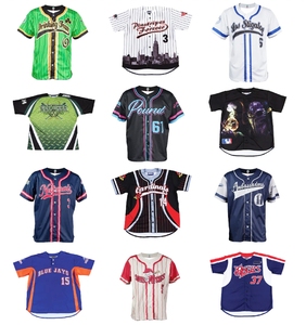 Camisetas de Béisbol Personalizadas con Impresión por Transferencia de Calor, Fabricante y Proveedor de Camisetas Deportivas para Adultos de Béisbol y Sóftbol - Product Image 3