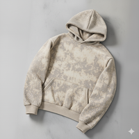 Sudadera con Capucha Bordada Trendy Spider 1.1, Estilo Otoñal, Oversize, Streetwear, Personalizada, 100% Poliéster, con Bolsillos, para Hombre y Mujer