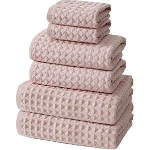 Toalla Facial de Algodón Tipo Waffle, Suave y Absorbente, para Adultos, Uso Doméstico, Regalo, Toalla de Baño, Venta al Por Mayor - Product Image 6