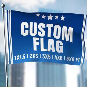 Banderas sublimadas personalizadas, tamaño personalizado, banderas publicitarias para eventos promocionales de equipos, fabricante mayorista OEM ODM - Product Image 1