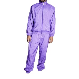 Survêtement unisexe d'hiver entièrement personnalisé de qualité supérieure, imprimé, en nylon écologique, grande taille, avec fermeture éclair, coupe-vent et pantalon cargo - Product Image 5