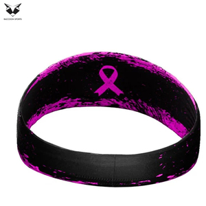 Black And Pink Color New Arrival Customized Made Workout High Stretch Fabric New Trendy Wholesale Rate Baseball <b>Headband</b> - Product Image 3