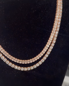 Collier en perles d'opale rose avec pendentif en cristal superposé et diamants pour femme, bijoux de fête - Product Image 5