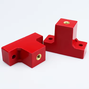 Aislador de barra colectora de fibra de vidrio de 600 V, poste de soporte eléctrico roscado SCT02, colgado libremente para equipos de distribución de energía - Product Image 3