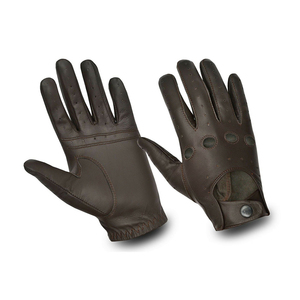 Gants de conduite unisexes en cuir de daim, protection UV, doigts entiers, confortables, forte adhérence, imperméables, vente en gros pour l'hiver en ville - Product Image 6