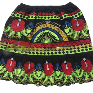 Nouvelle conception élégante, jupe décontractée pour femmes, 100% coton, anti-rides, prix d'usine, broderie personnalisée, best-seller, pour les occasions de fête - Product Image 5