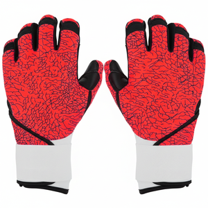 Guantes de Bateo de Béisbol Personalizados con Soporte de Muñeca de Cuero Seguro, Antideslizantes, para Softbol, Ecológicos y Duraderos - Product Image 2