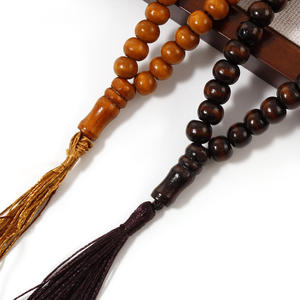 Tasbih de Madera Pulida Hecha a Mano, Ecológico y de Primera Calidad, Cuentas de Oración Islámicas, Rosario Musulmán, Zikr Diario, Dhikr, Ramadán, Eid - Product Image 5