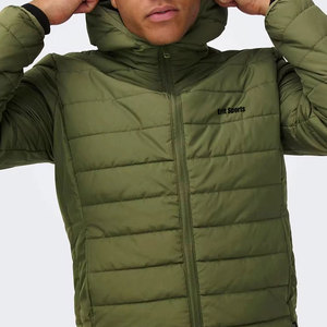 Service OEM, veste matelassée personnalisée en nylon/polyester, couleur au choix, veste d'hiver pour homme très vendue - Product Image 6