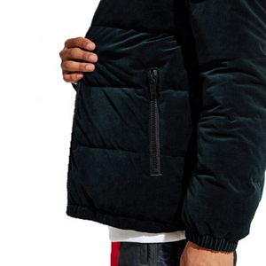 Vestes d'hiver en coton matelassées pour hommes, vestes en nylon colorées pour hommes, vente en gros de vestes coupe-vent pour l'extérieur - Product Image 6