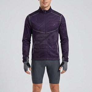 Men Performance <b>Running</b> <b>Winter</b> <b>Jacket</b> Comfortable Activewear Layer For Morning Runs Fitness Training And Sports Activities - Product Image 3